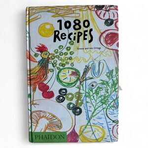 Phaidon 1080 Recipes Illustrated Cookbook Hardcover OS Classic Culinary Art